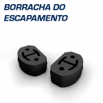 borracha do escapamento